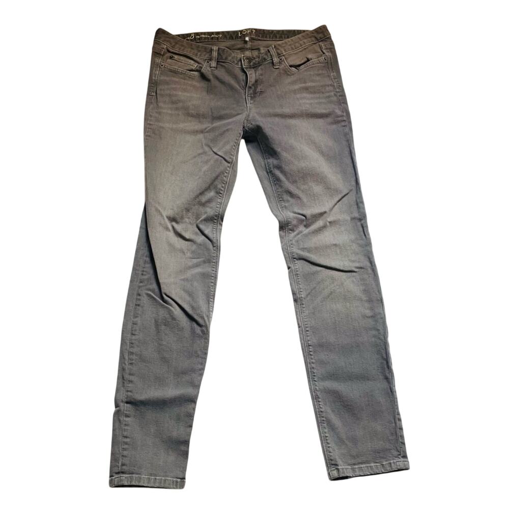 Loft Modern Skinny Grey Jeans